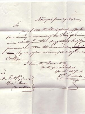 Victor G. Audubon business correspondence – SOLD